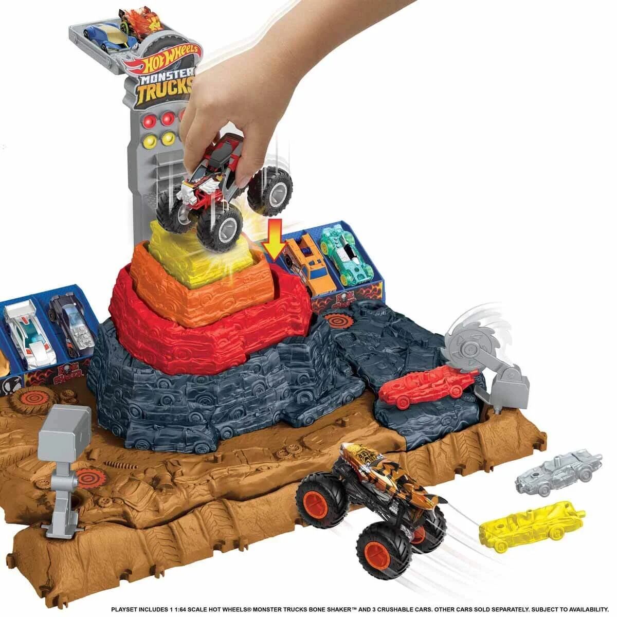 Hot Wheels Monster Trucks Muhteşem Çarpışma Arenası Hnb96