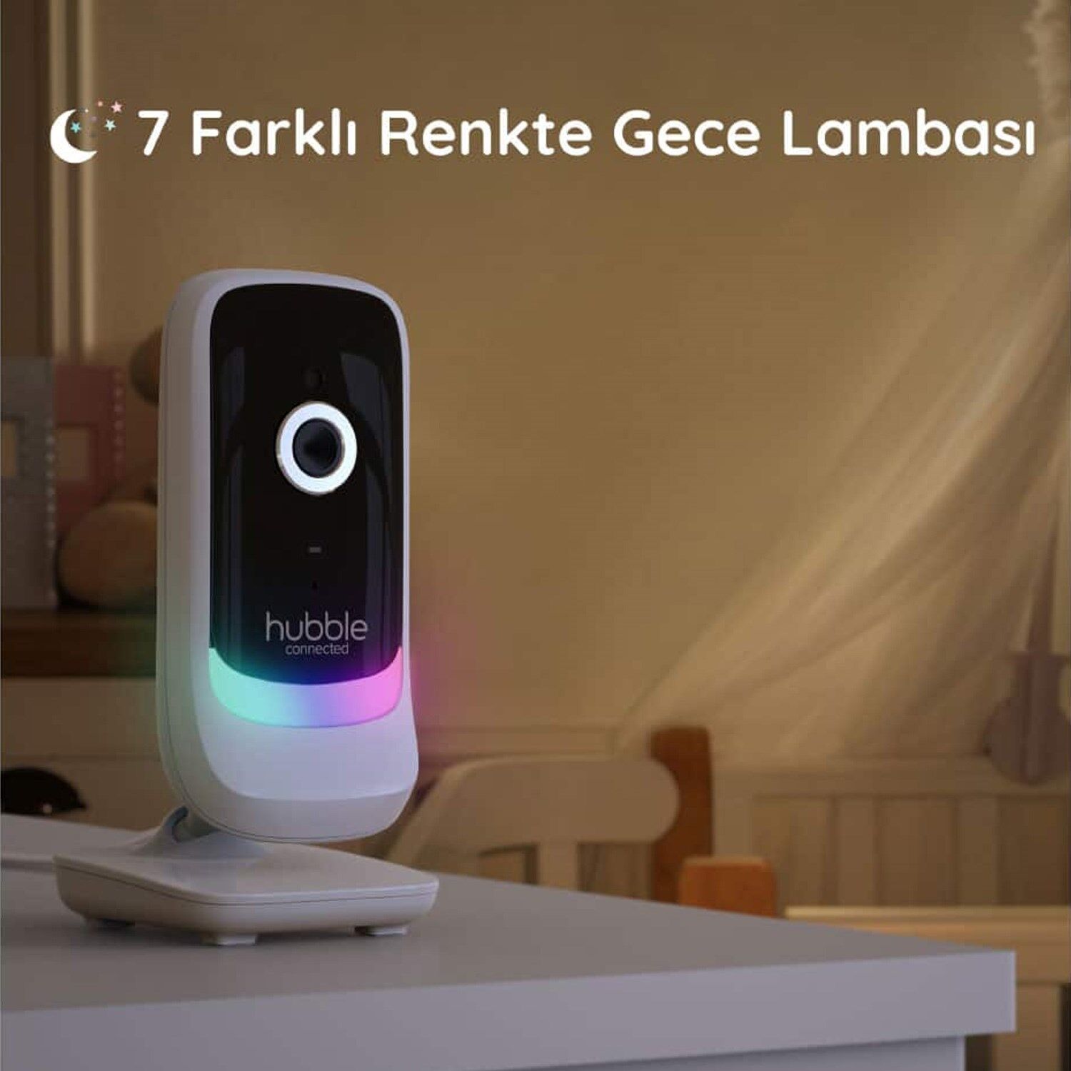 Hubble Nursery Vi̇ew Glow 2.8 Di̇ji̇tal Bebek Kamerası Hbl10