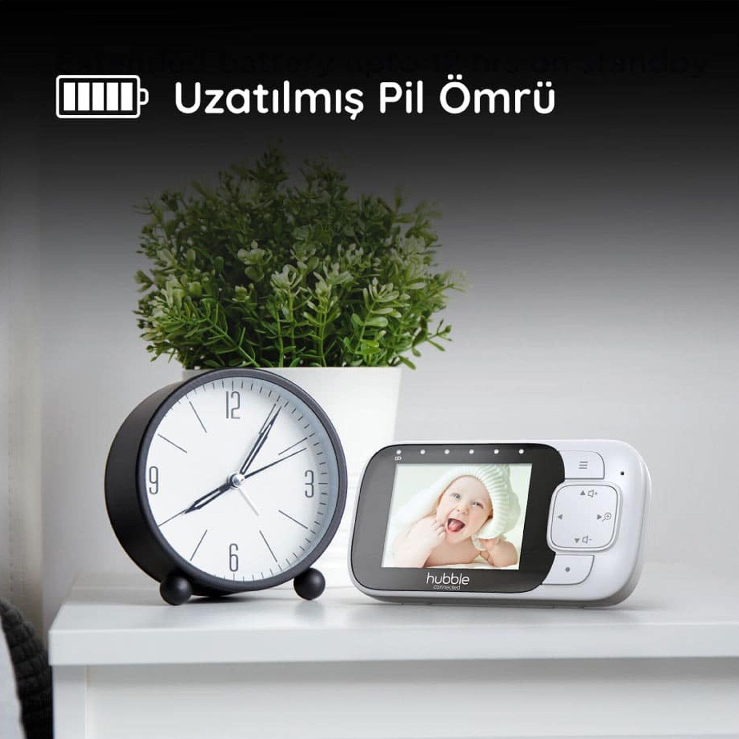 Hubble Nursery Vi̇ew Glow 2.8 Di̇ji̇tal Bebek Kamerası Hbl10