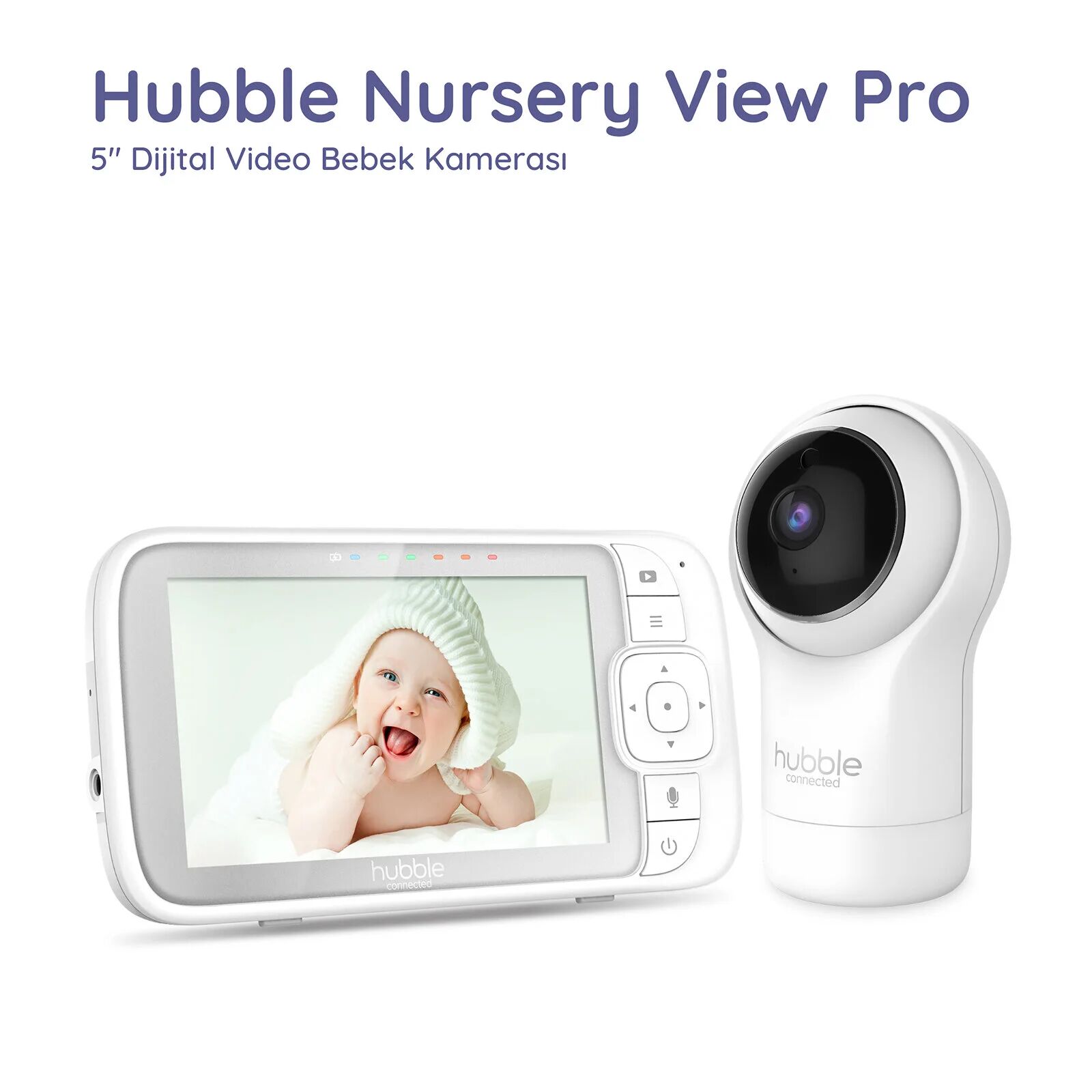 Hubble Nursery Vi̇ew Premi̇um 5 Di̇ji̇tal Bebek Kamerası Hbl19