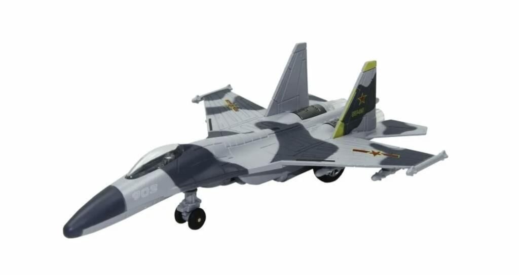 Hw777-17 - Çek Bırak Metal Uçak Sesli̇ Işıklı - Gri̇