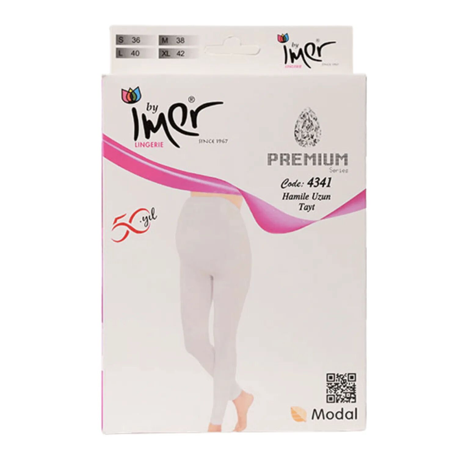 İmer Uzun Hami̇le Tayt 4341 Whi̇te