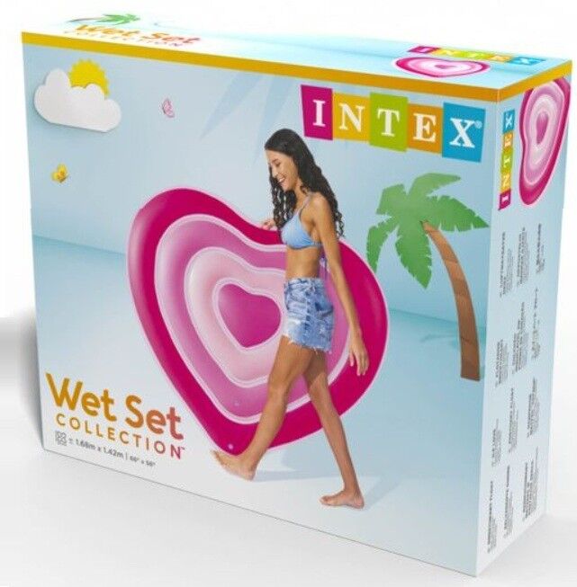 Intex Kalp Şeki̇lli̇ Ada Yatak 155Cm - 58727