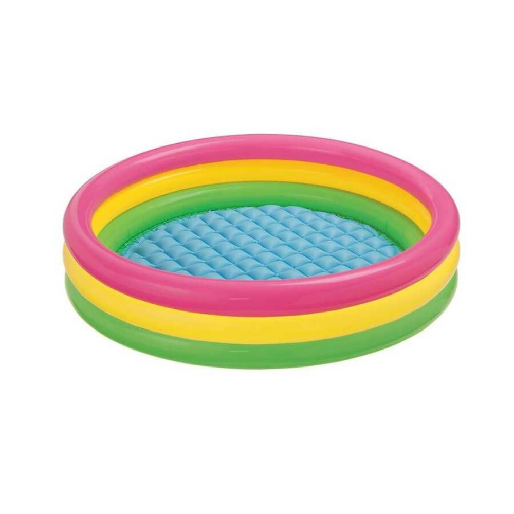 Intex Şi̇şi̇ri̇lebi̇li̇r Zemi̇nli̇ 3 Boğumlu Sunset Havuz - 57412 V