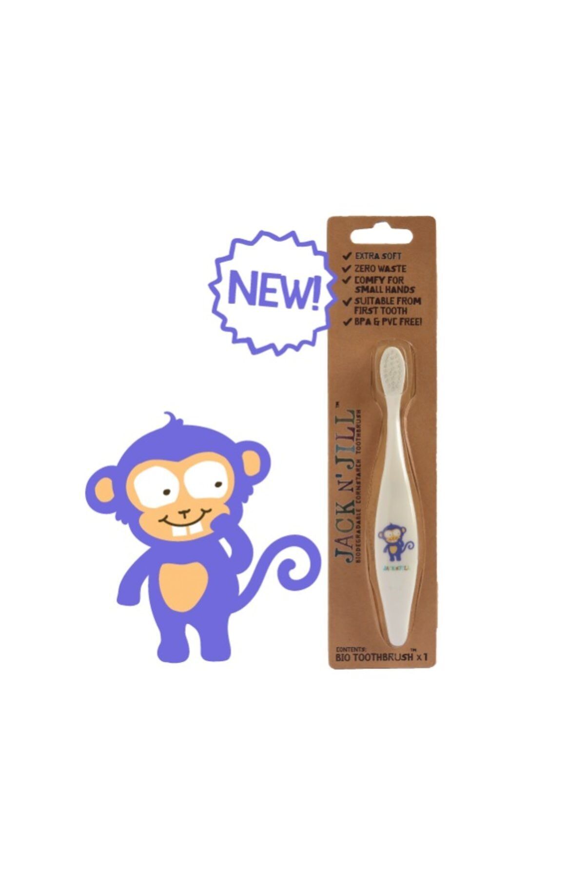 Jack N  Ji̇ll Di̇ş Fırçası Monkey