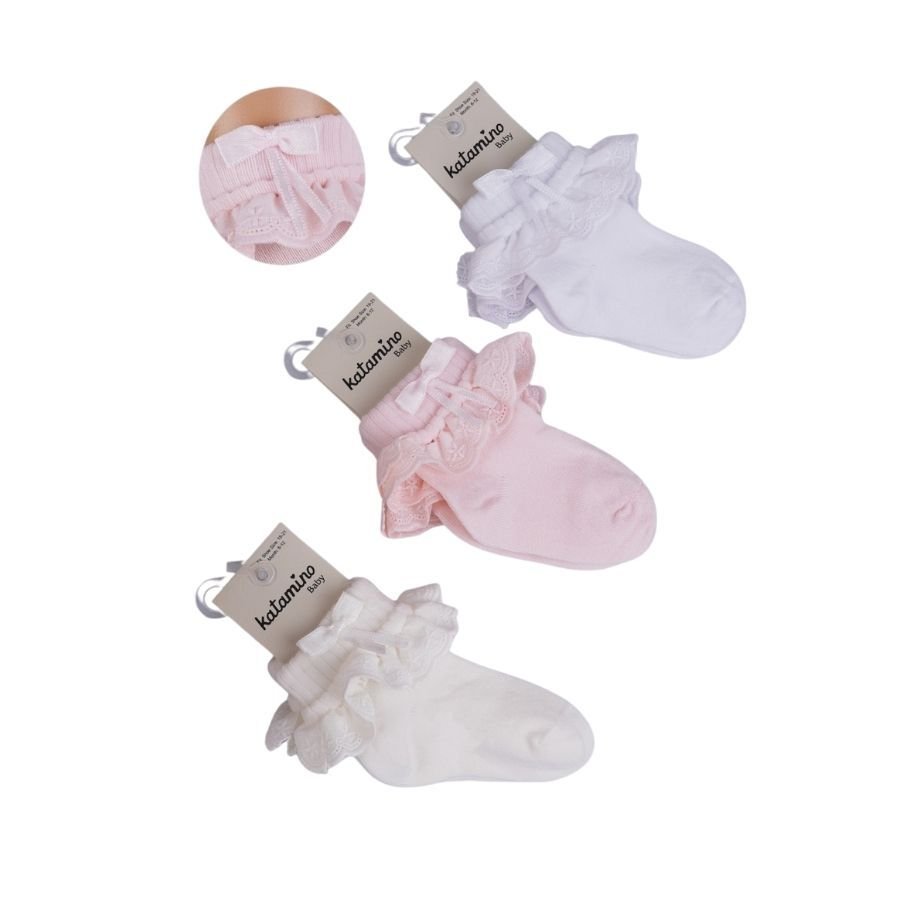 Katami̇no Adri̇yan Aks. Kız Bebek Soket Çorap K46341 Asorti̇