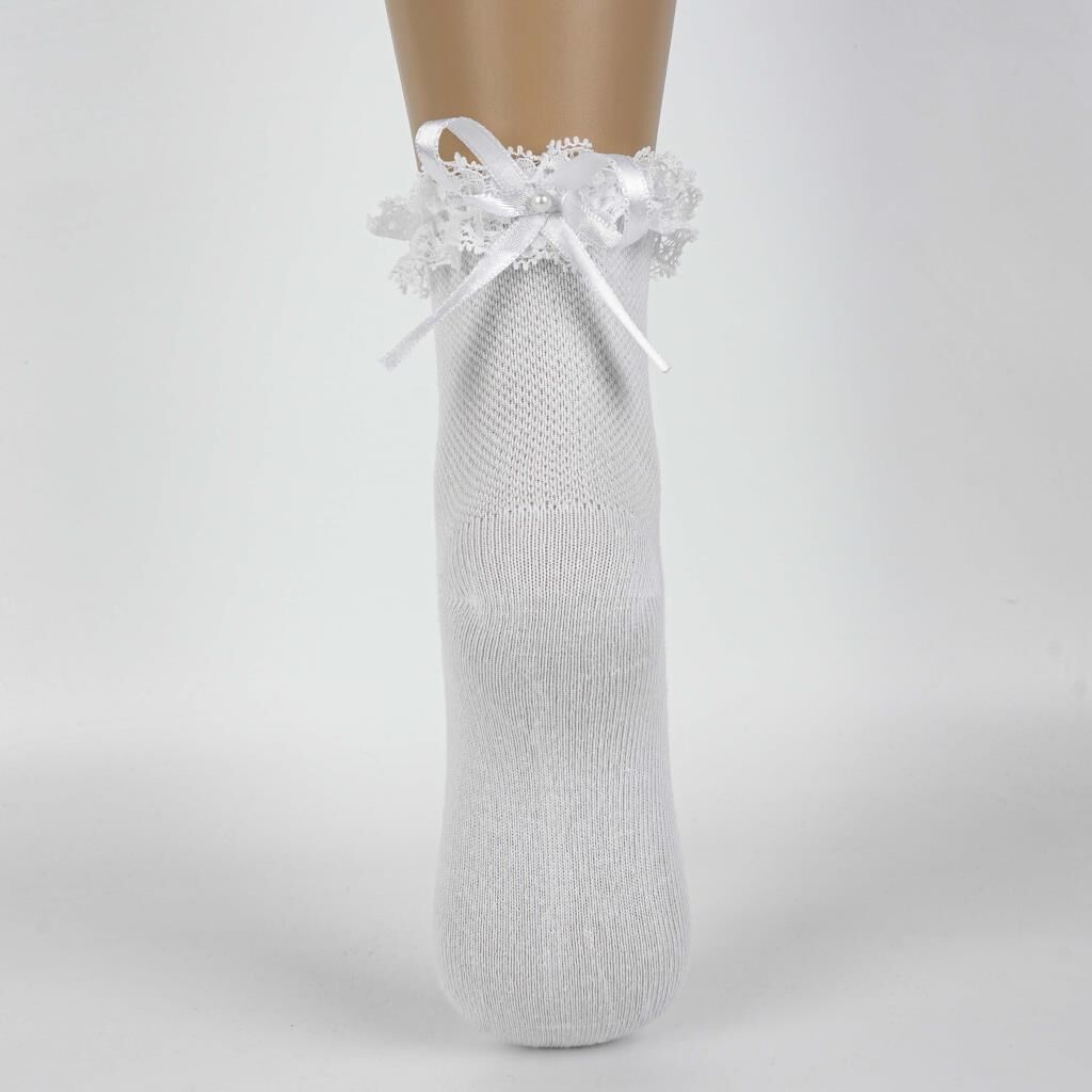 Katami̇no Ayçıl Aks. Kız Soket Çorap K22230 Beyaz
