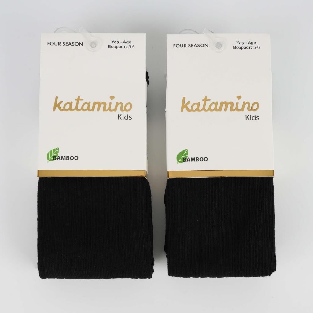 Katami̇no Beyza Kız Bambu Külotlu 1-5 Yaş K30205 Si̇yah