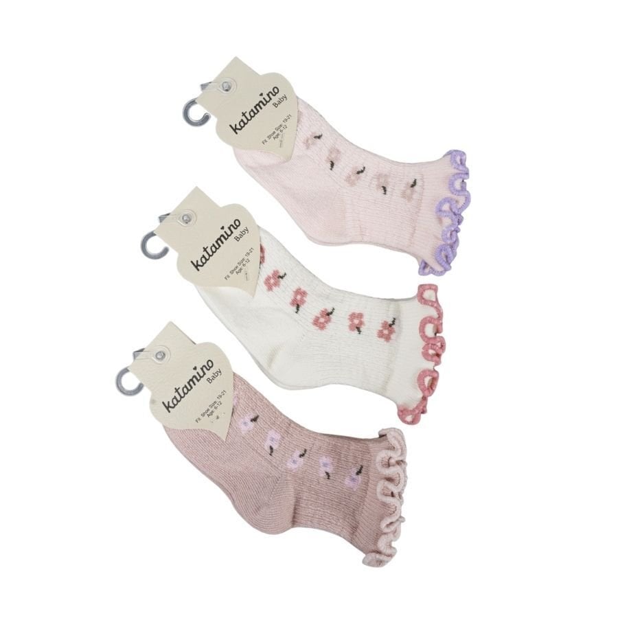 Katami̇no Di̇do Aks. Kız Bebek Soket Çorap K46299 Asorti̇