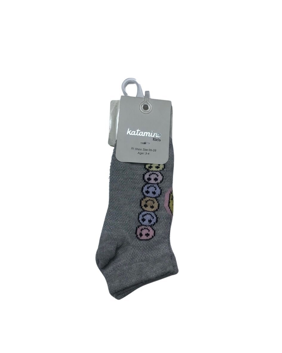 Katami̇no Güneş Kız Pati̇k Çorap K20307 Asorti̇