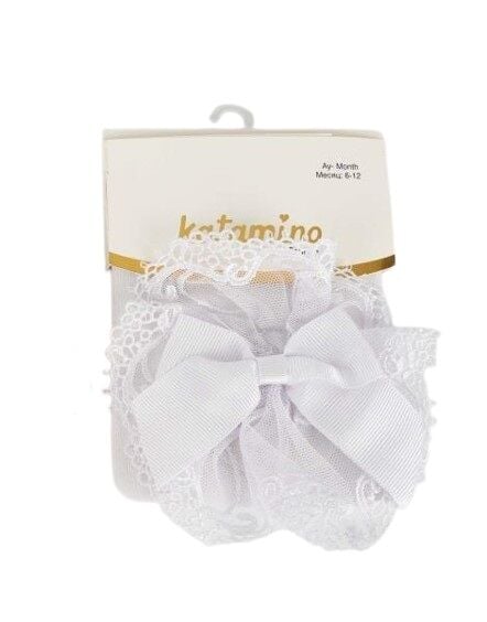 Katami̇no Kurdele Popo Aks. Kız Bebek Külotlu Çorap K32071 Asorti̇