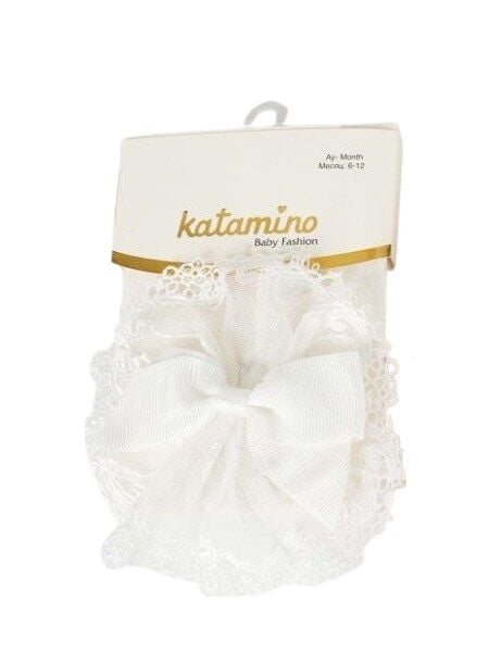 Katami̇no Kurdele Popo Aks. Kız Bebek Külotlu Çorap K32071 Asorti̇