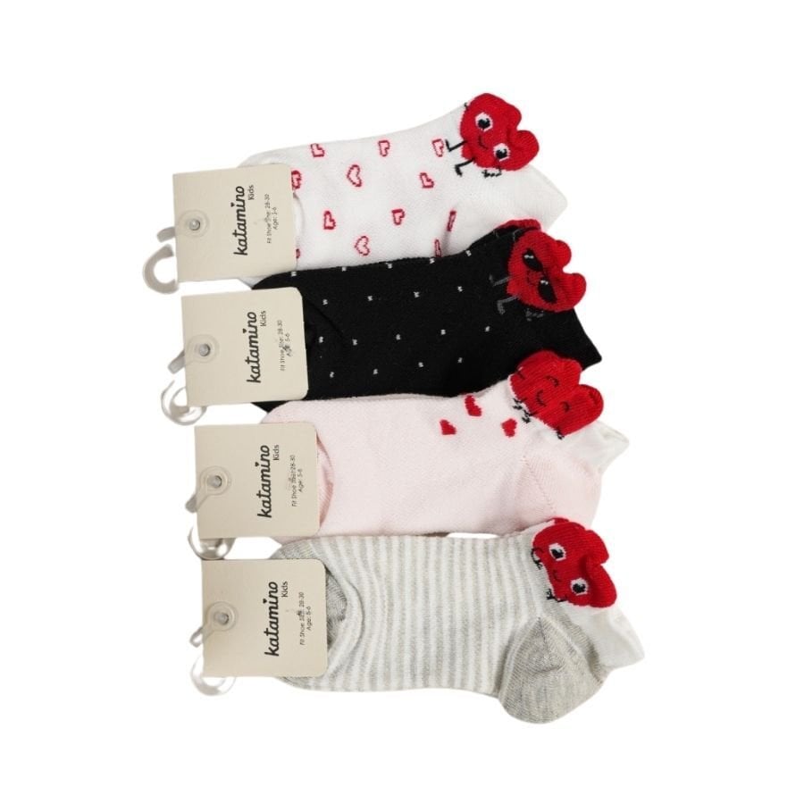 Katami̇no Meksi̇ko Kız Pati̇k Çorap K20414 Asorti̇