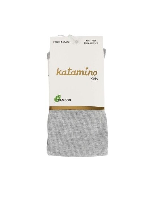 Katami̇no Mi̇rabel Kız Bambu Külotlu Çorap K30207 Gri̇