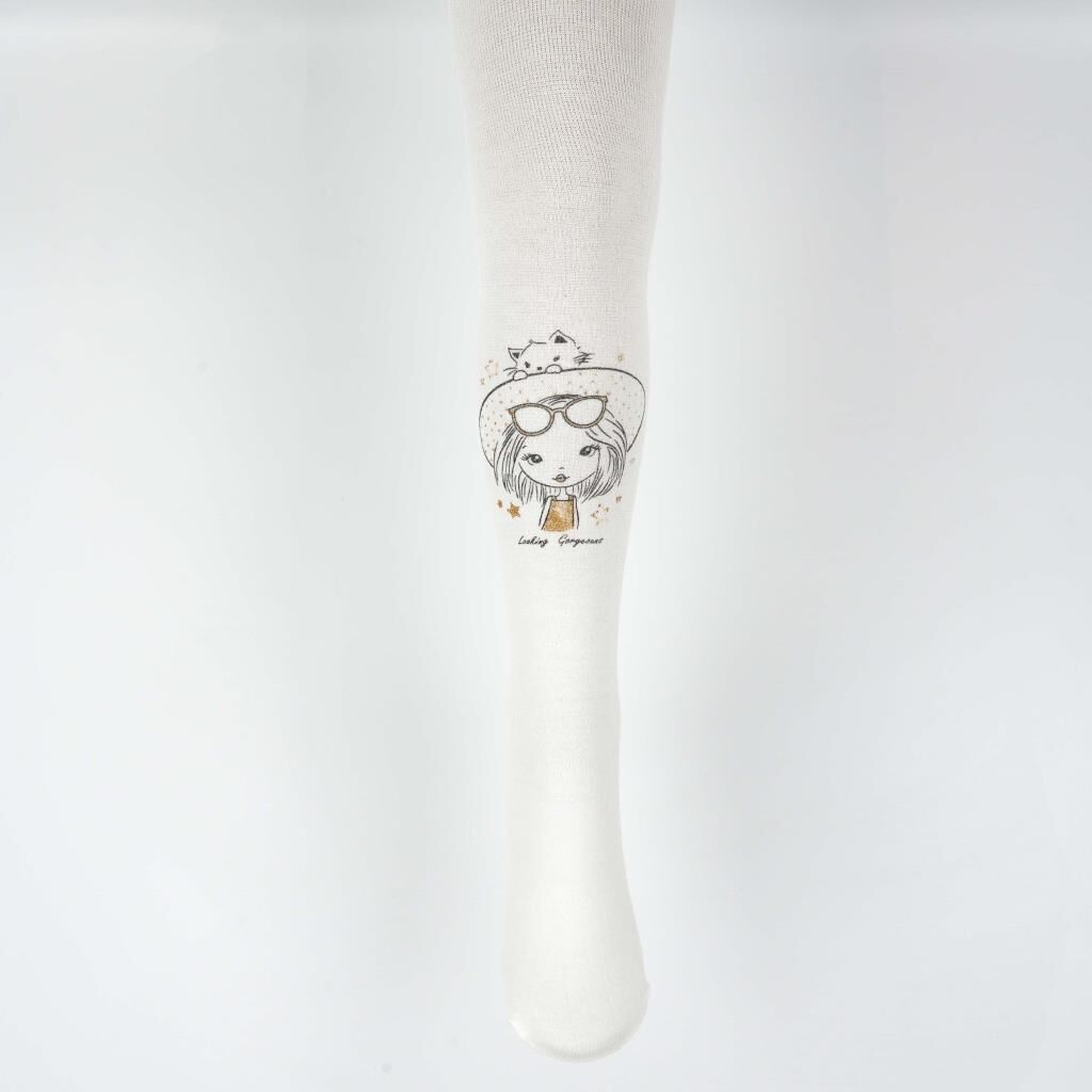 Katami̇no Mi̇star Baskılı Kız Külotlu Çorap K37008 Asorti̇