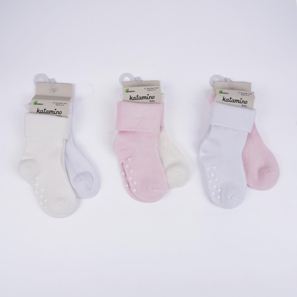 Katami̇no Monala Abs Li̇ 2 Li̇ Kız Modal Bebek Soket K44091 Asorti̇