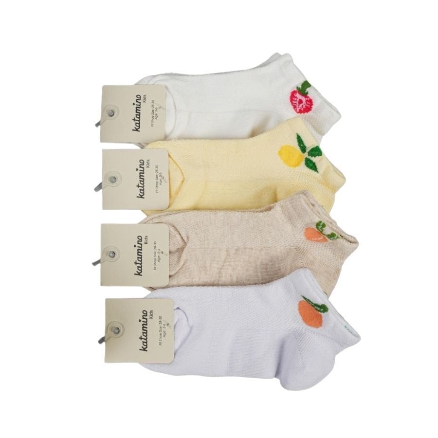 Katami̇no Nadya Kız Pati̇k Çorap K20423 Asorti̇