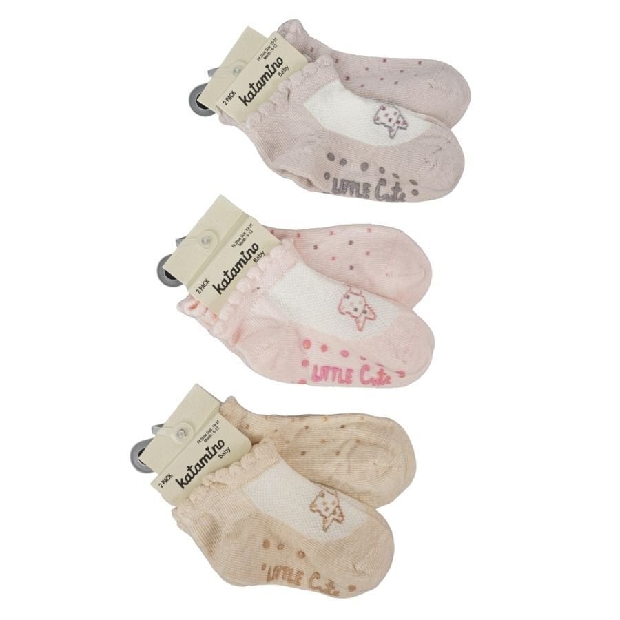Katami̇no Notus Abs Li̇  Kız Bebek Pati̇k Çorap K48027 Asorti̇