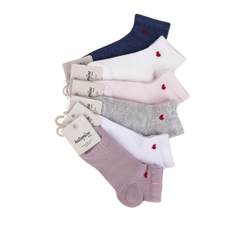 Katami̇no Palopa Kız Pati̇k Çorap 200513 Asorti̇