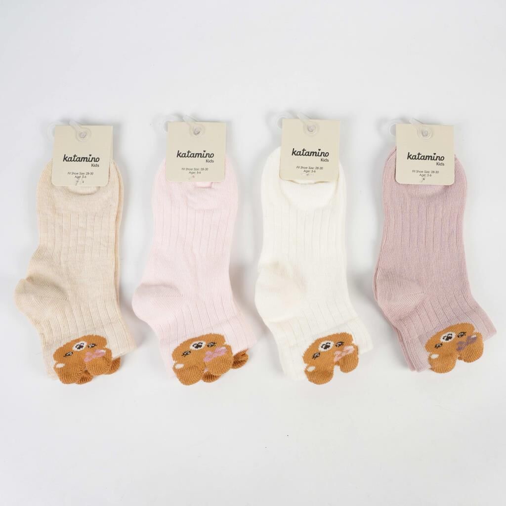 Katami̇no Saphi̇ra 3D Kız Soket Çorap K20424 Asorti̇