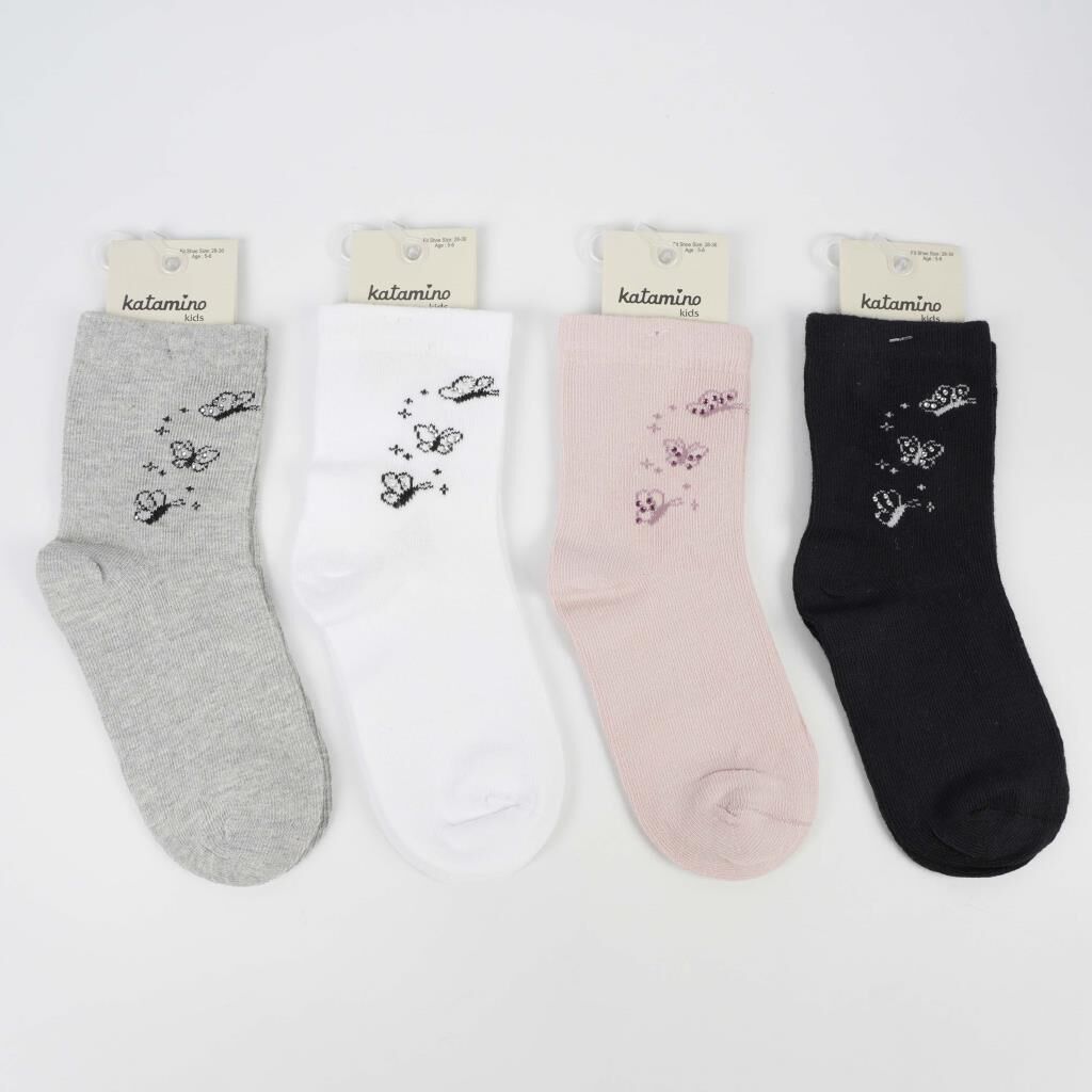 Katami̇no Tutsu Aks Kız Soket Çorap K46319 Asorti̇