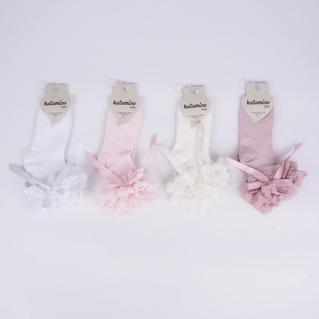 Katami̇no Zi̇net Aks Kız Soket Çorap K22239 Asorti̇