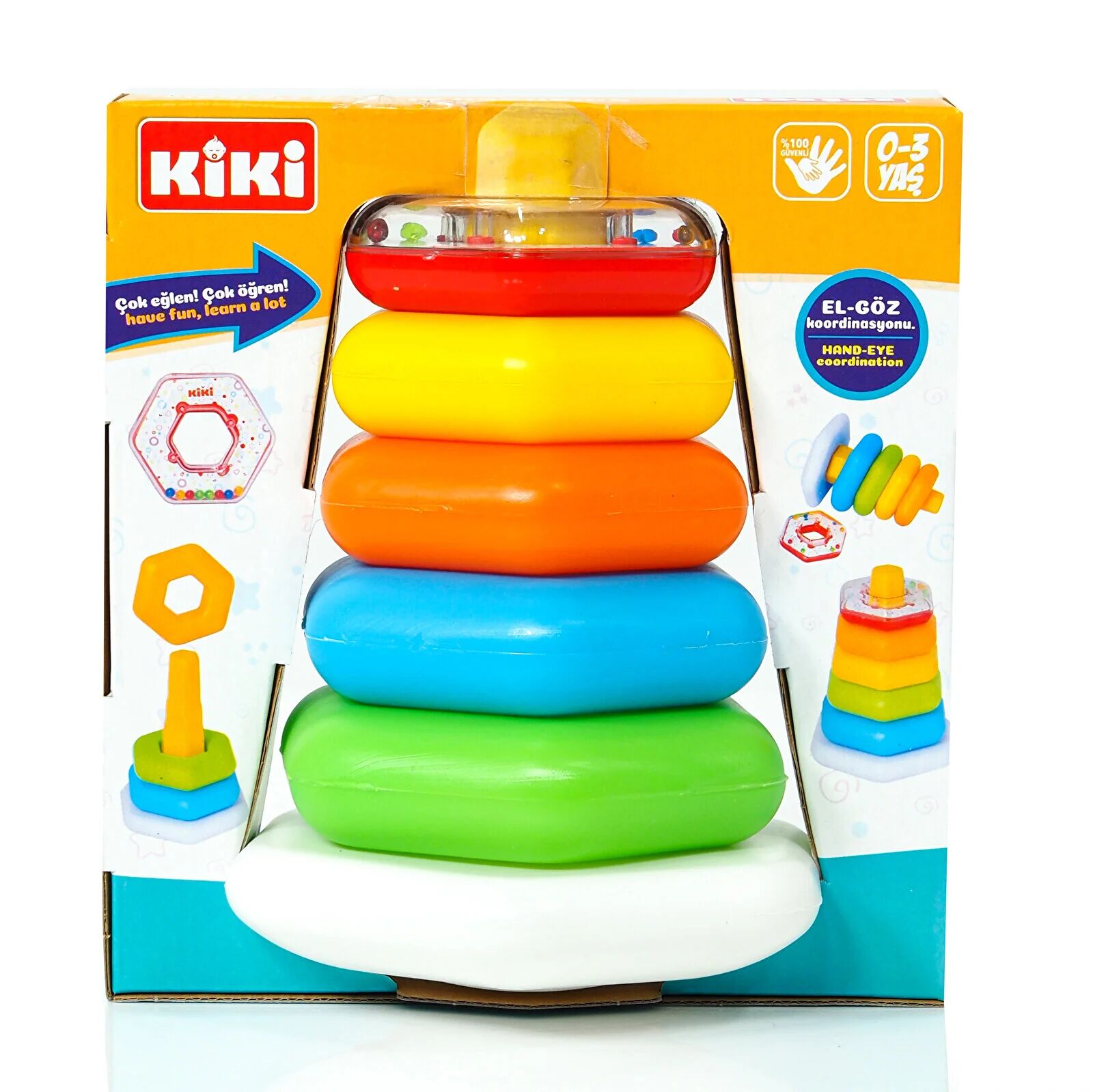 Ki̇ki̇ Renkli̇ Altıgen Halkalar Çıngıraklı Ae-1510