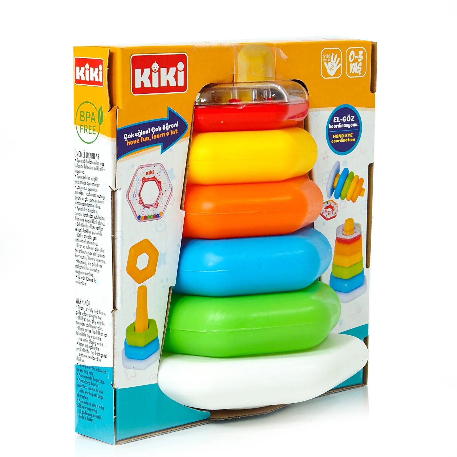 Ki̇ki̇ Renkli̇ Altıgen Halkalar Çıngıraklı Ae-1510