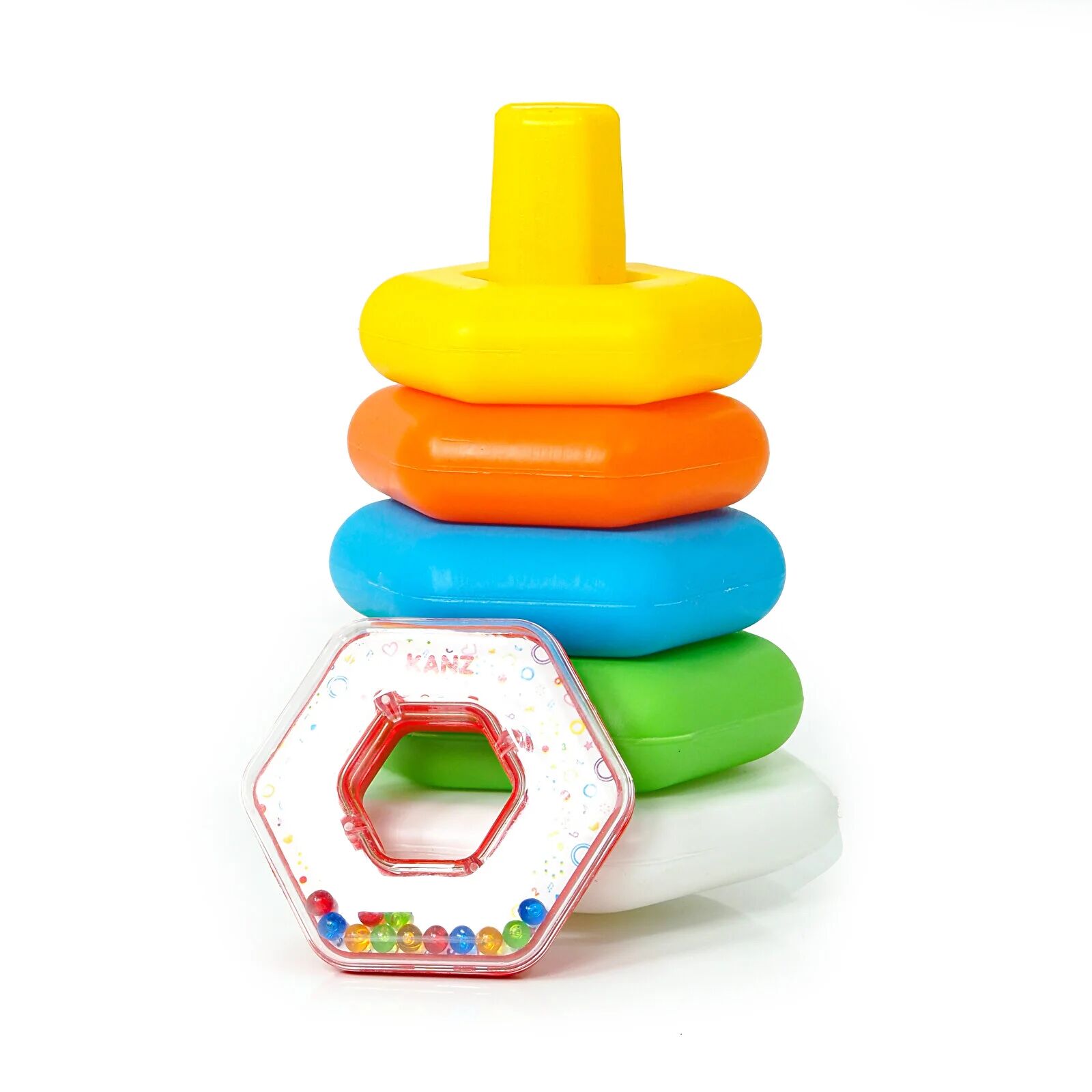 Ki̇ki̇ Renkli̇ Altıgen Halkalar Çıngıraklı Ae-1510