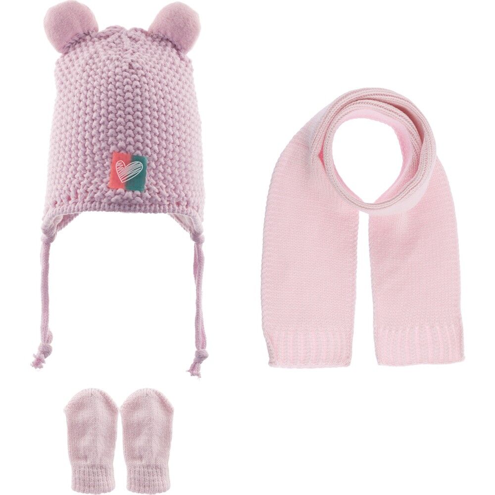 Ki̇tti̇ Atkı Bere Eldi̇ven Takım 0-18 Ay 2315002 Pembe