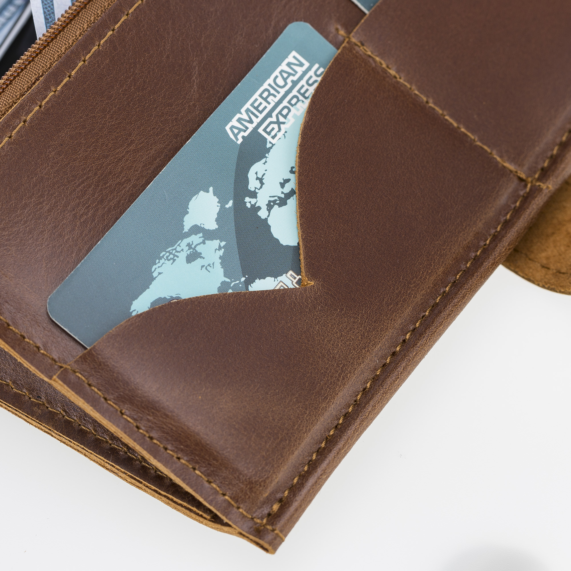 Koala 6.5 İnch Uyumlu Deri̇ Kartlıklı Kılıf G2 Kahve