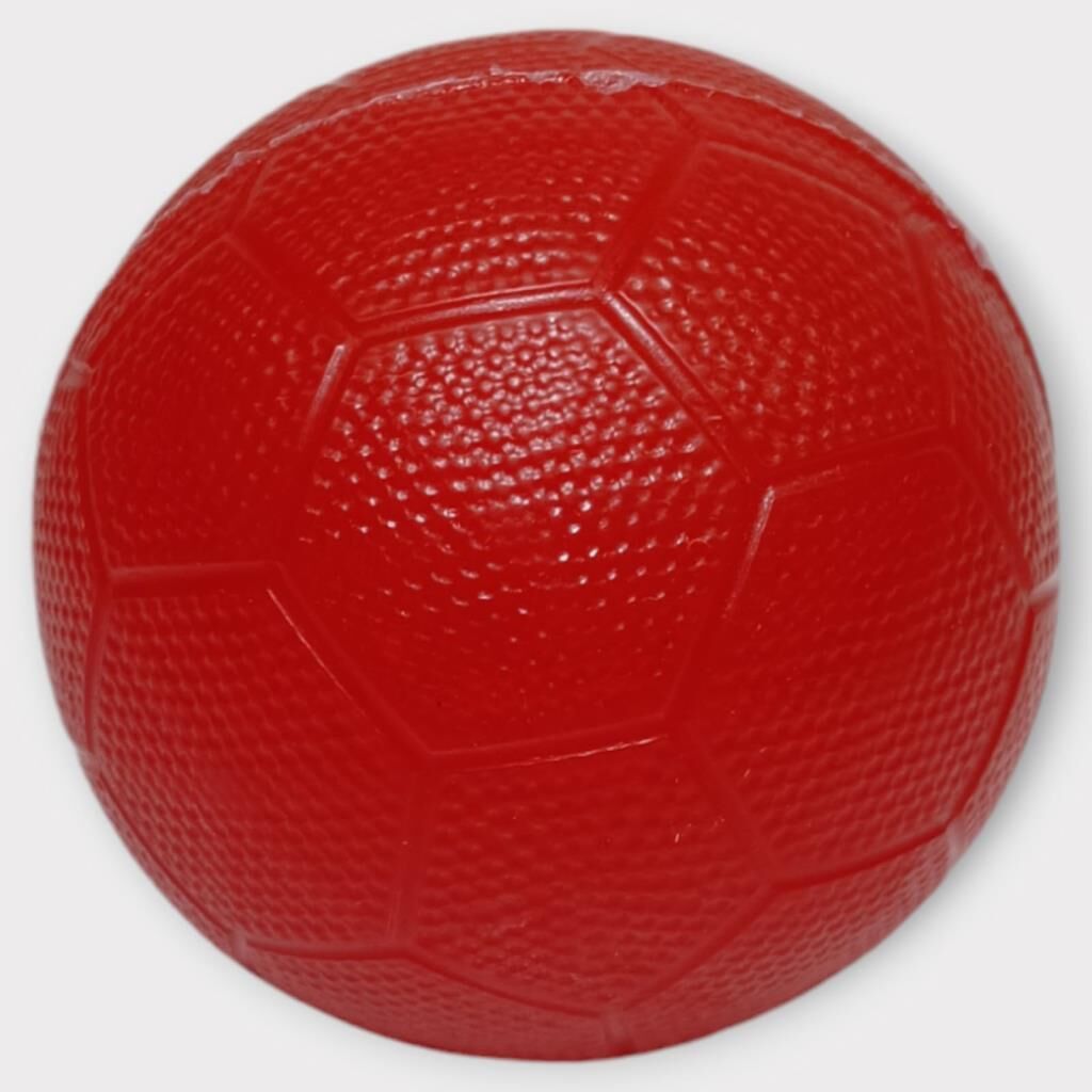 Köpek Oyuncağı - Plasti̇k Düdüklü Top - Kırmızı