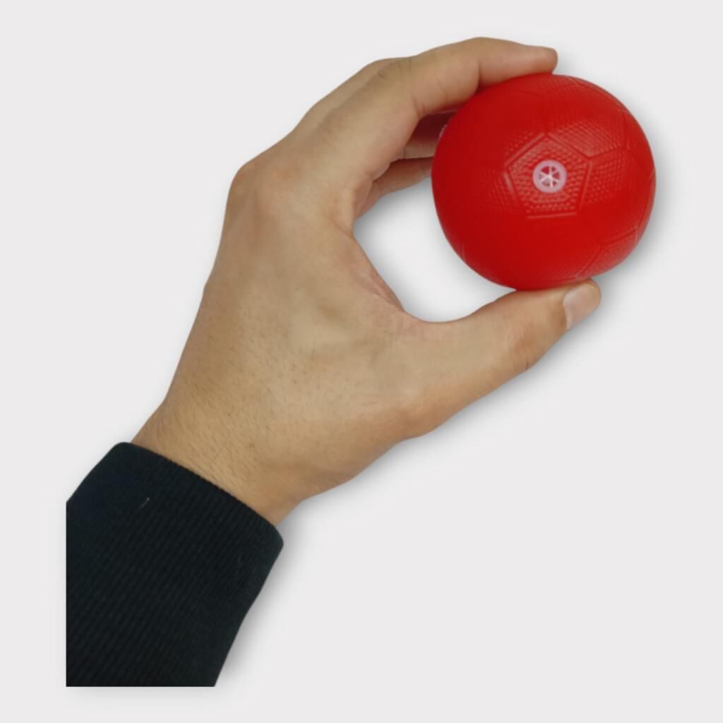 Köpek Oyuncağı - Plasti̇k Düdüklü Top - Kırmızı