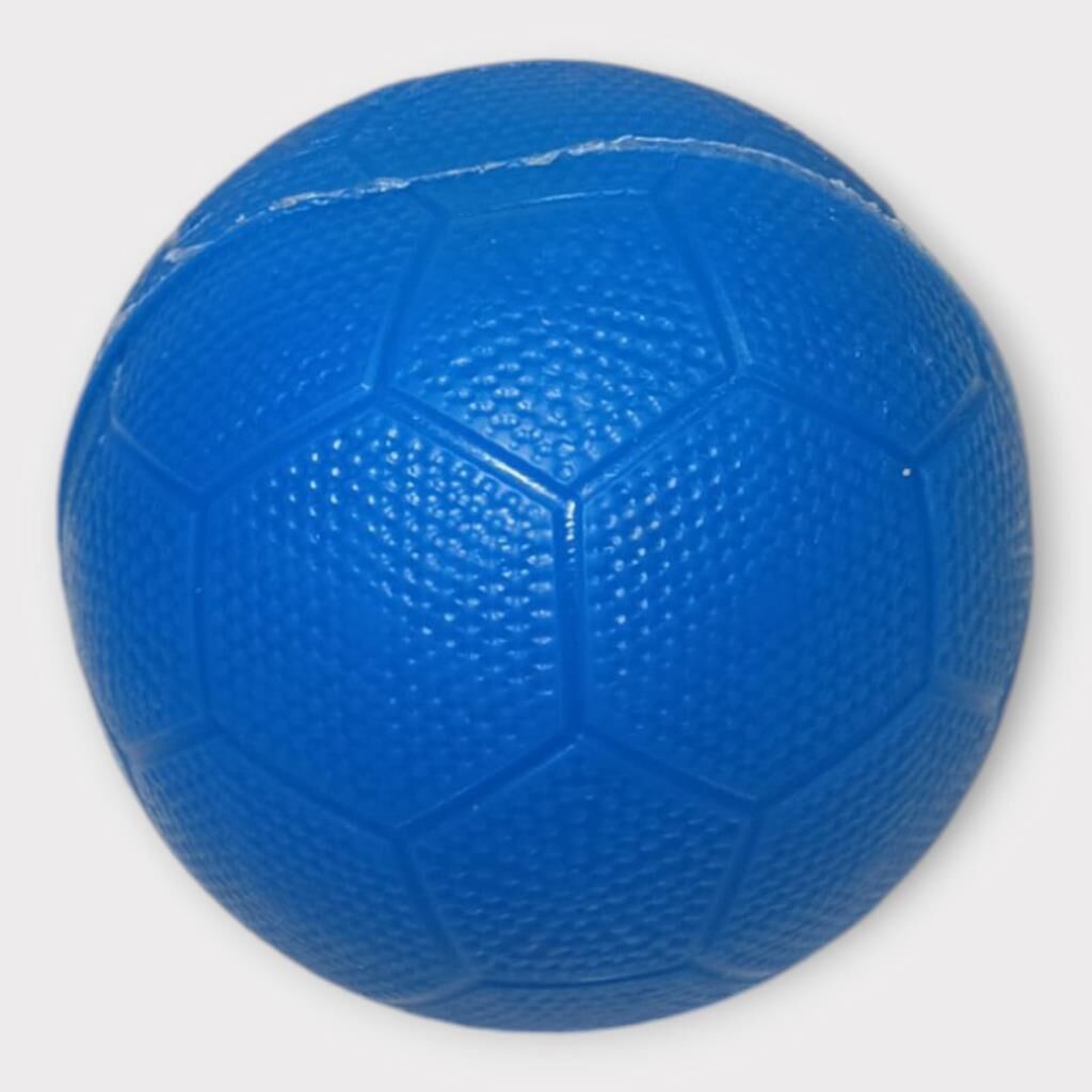 Köpek Oyuncağı - Plasti̇k Düdüklü Top - Mavi̇
