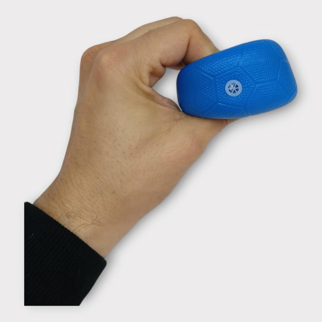 Köpek Oyuncağı - Plasti̇k Düdüklü Top - Mavi̇