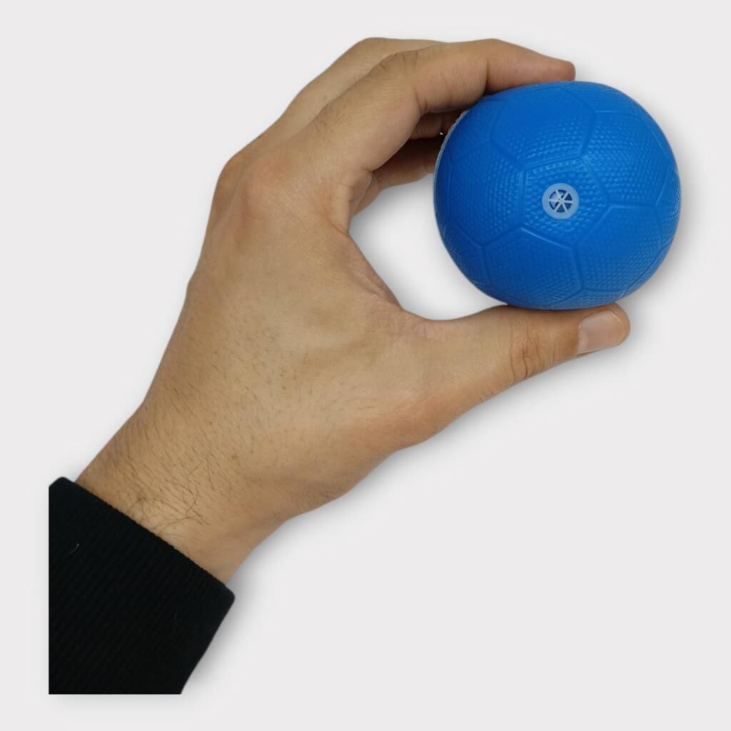 Köpek Oyuncağı - Plasti̇k Düdüklü Top - Mavi̇