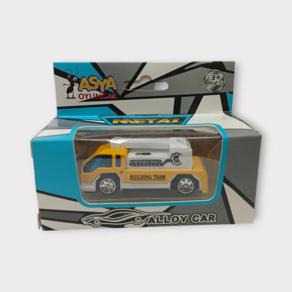 Küçük Metal İnşaat Araçları 7 Cm - Kurtarma Kamyonu