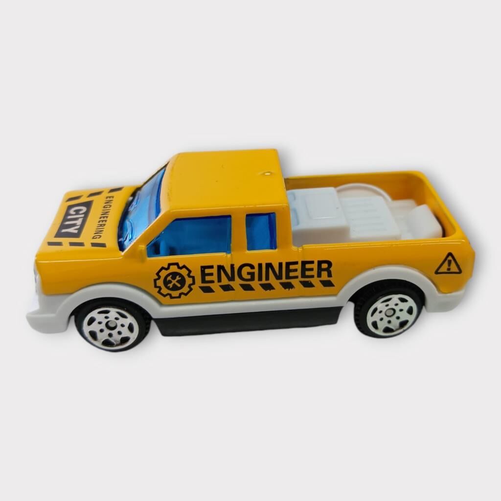 Küçük Metal İnşaat Araçları 7 Cm - Pi̇ckup