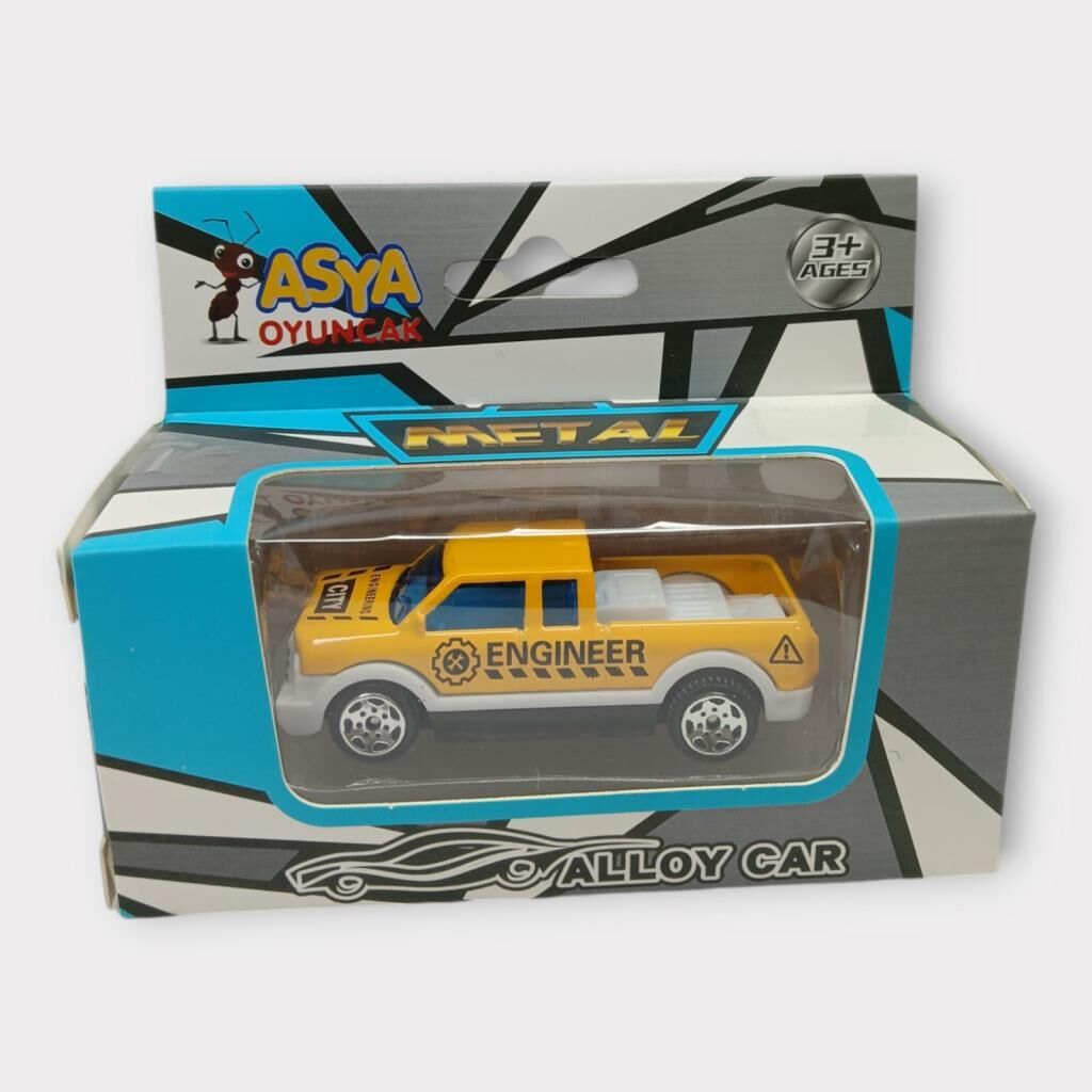 Küçük Metal İnşaat Araçları 7 Cm - Pi̇ckup