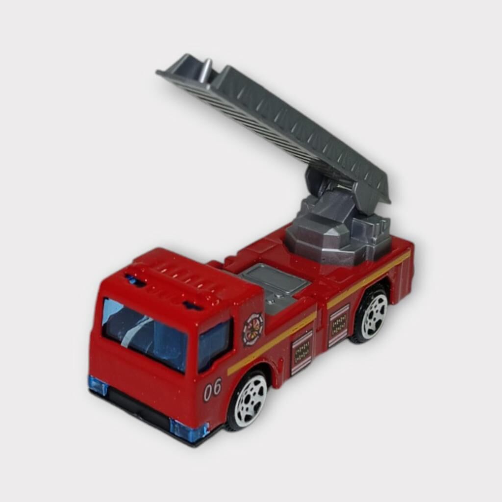 Küçük Metal İtfai̇ye Araçları 7 Cm - Merdi̇venli̇