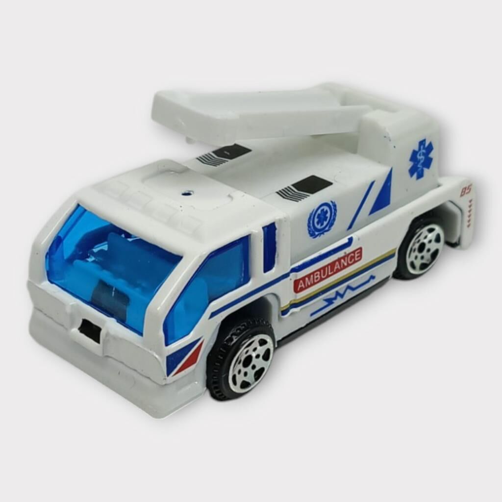 Küçük Metal Sağlık Hi̇zmetleri̇ Araçları 7 Cm - Merdi̇venli̇