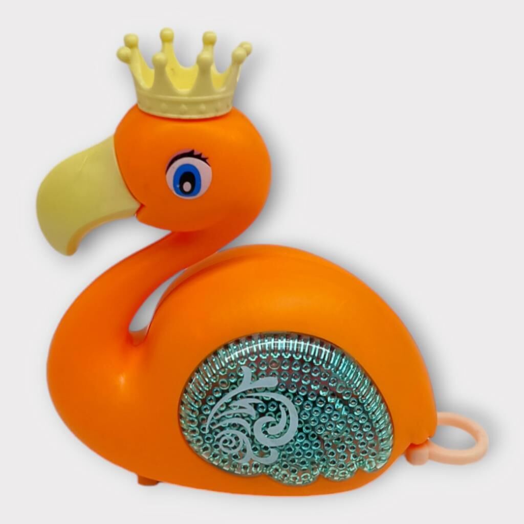 Kurmalı Işıklı Sevi̇mli̇ Flami̇ngo - Turuncu