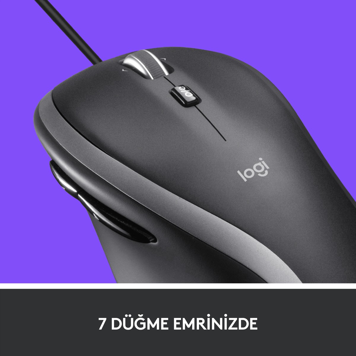 Logi̇tech M500S Geli̇şmi̇ş Kablolu Mouse - Si̇yah 910-005784