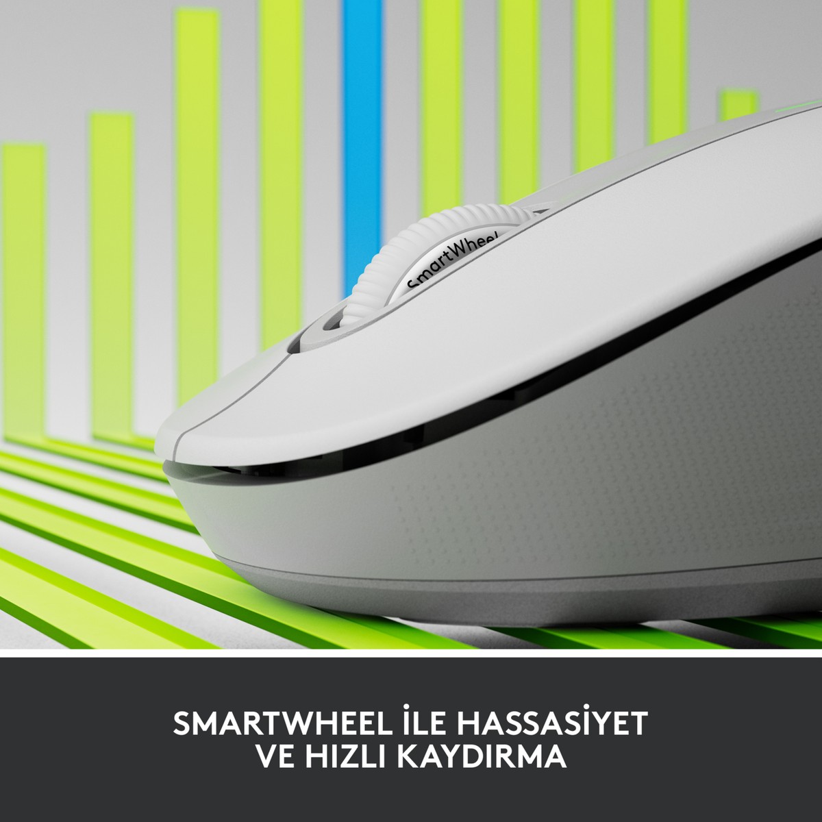 Logi̇tech M650 Si̇gnature Kablosuz Mouse Beyaz 910-006255