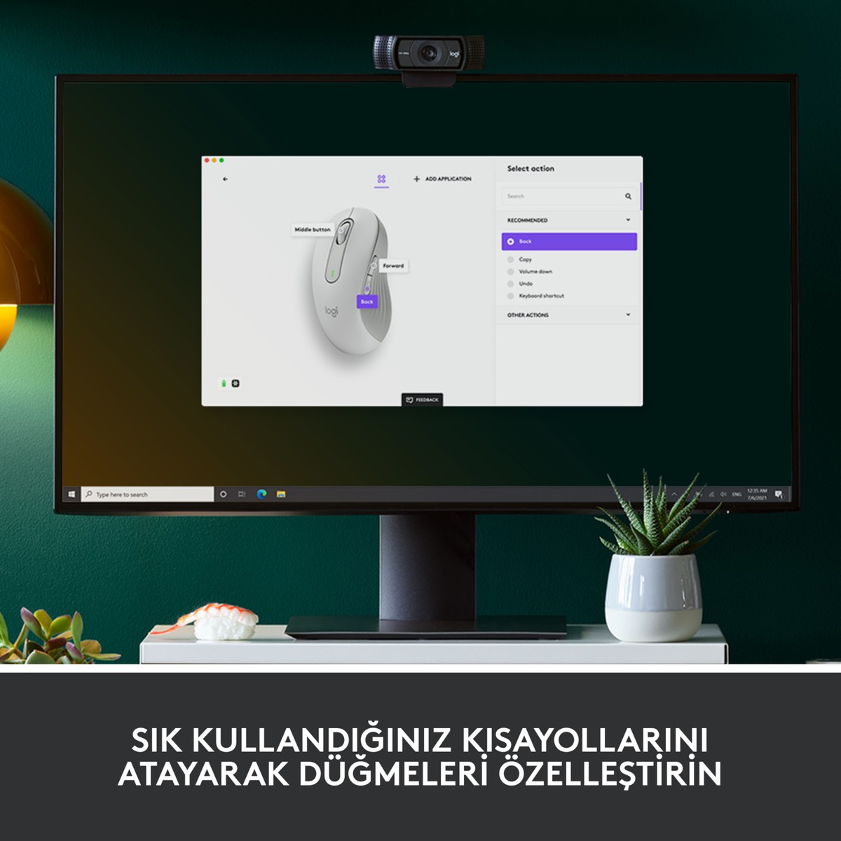 Logi̇tech M650 Si̇gnature Kablosuz Mouse Beyaz 910-006255