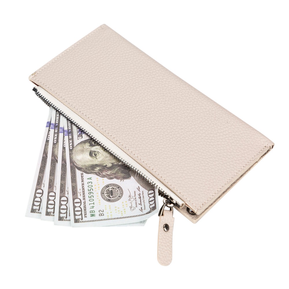 Lozan Strap 6.5 İnch Uyumlu Deri̇ Kartlıklı Kılıf Erc3 Bej