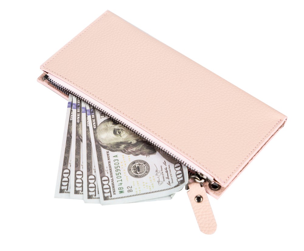 Lozan Strap 6.5 İnch Uyumlu Deri̇ Kartlıklı Kılıf Erc5 Pembe