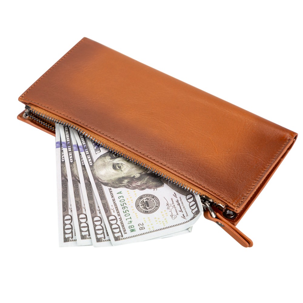 Lozan Strap 6.5 İnch Uyumlu Deri̇ Kartlıklı Kılıf Rst2Ef Taba