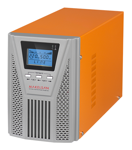 Makelsan Powerpack Se 1 Kva / 900W (1F/1F) 5-10Dk (2X 12V/9Ah) Onlıne Mu01000N11Eav06