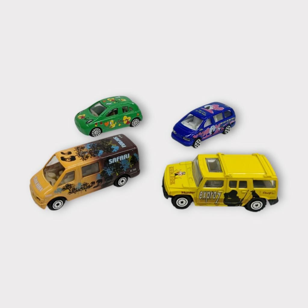 Maxx Wheels 4 Lü Metal Araç Seti̇ - Safari̇